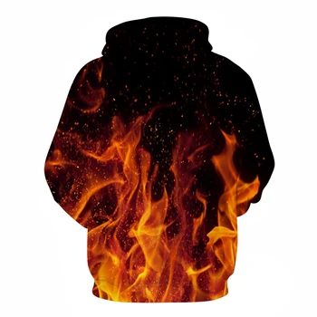 Foc Imprimate 3D Bărbați Femei Hoodies 6XL Jachete de Calitate Jacheta cu Gluga Noutate Moda Streetwear Pulover Casual dimensiunea Asia