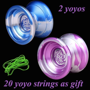 2 BUC ORBIS YOYO Profesionale Fluture Metal yoyo Profesionale competitive yo-yo mare cadou pentru copii de Craciun