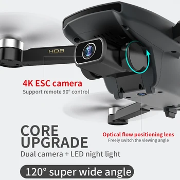 2020 Nou SG108 GPS Drona Cu Dual ESC Camera 4K HD 5G Wifi FPV cu Unghi Larg Profissional fără Perii RC Elicopter Jucarii