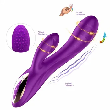 G Spot Vibrator Rabbit Vibratoare pentru Femei Dual Vibration Silicon Vagin Masaj Stimulator Clitoris Jucarii Sexuale pentru Femei