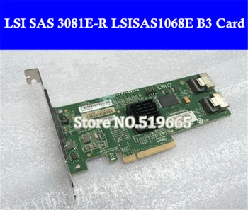 LSI SAS 3081E-R LSISAS1068E B3 8 port HBA SFF8087 MiniSAS 3Gb PCI-E X8 Controller Card
