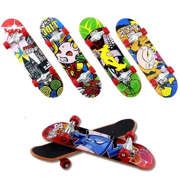 Finger Skateboard Creative Desene animate cu Degetul Skateboard Rafinat Nou Ciudat Jucărie pentru Copii Mată Skateboard Jucarii