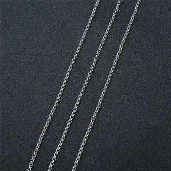 5m/lot Oțel Inoxidabil Corneliu Link-ul Lanț Colier Vrac, 2 mm, 2.5 mm Lanțuri de Metal Brățară Colier Pentru a Face Bijuterii Accesorii