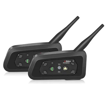 V6 Interfon Motocicleta casca Bluetooth Căști 1200M 850mAh Difuzor Wireless intercomunicador 6 Piloti MP3 Interfon