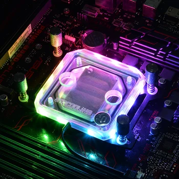 Syscooling PC-ul apei de răcire CPU AMD apă bloc cu RGB pentru AM4 Ryzen mufa 3 5 7 9
