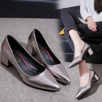 2020 nou tocuri sex feminin versiunea coreeană a subliniat superficial gura 5cm femei singure pantofi de moda sexy lucrez pantofi casual