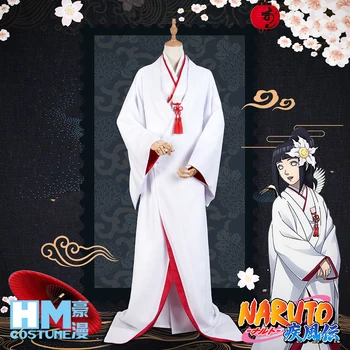 Japonia Anime Naruto Kimono Hinata Costume Cosplay Anime Nunta Rochie Complet