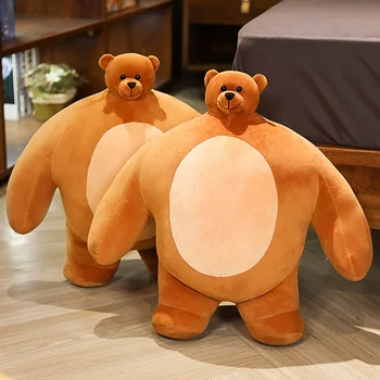 Cap mic corp mare de Jucării de Desene animate Drăguț Ursuleț de Pluș Jucării 47cm Umplute Animale de Pluș Iubit Urs Papusa Cadou de Ziua de nastere Pentru Copii