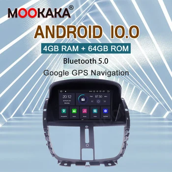 Android 10 Octa - core (Opt-core) 4G RAM DVD AUTO GPS Pentru PEUGEOT 207/207CC 2007-Audio Auto Sistem Audio Auto GPS Unitatea de Cap