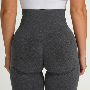 Talie mare de Tricotare fără Pantaloni de Yoga Umiditate Wicking Colanti pentru Femei Lucra Sport Îmbrăcăminte Colanti Sport Femei Fitness