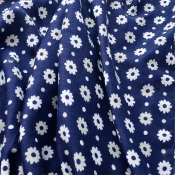 2020 Doamnelor Moda Bleumarin Zăpadă Florale, Franjuri Vascoza Șal Eșarfă Toamna Folie Banda Bufandas Musulmane Hijab Sjaal 180*90Cm