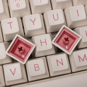 MAXKEY Ziua Îndrăgostiților roz fata de potrivire de culoare taste SA shot Dublu ABS keycap 130 de chei pentru MX comuta tastatură mecanică