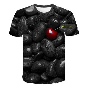 Fructe de lamaie model 3D imprimate tricou femei 2019 topuri de vara Noi barbati femei casual amuzant vogue Estetice tricouri plus dimensiune 6xl