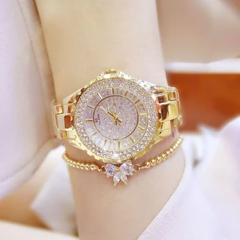 Femei Ceasuri de Aur Brand de Lux Diamant Doamnelor Cuarț Încheietura Ceasuri din oțel Inoxidabil Ceas de sex Feminin Ceas relogio feminino 2020