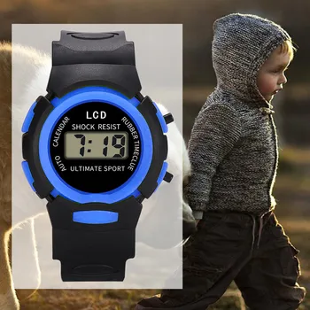 Copii Ceas cu Led Sport Flash Digital Impermeabil Ceas Pentru Fete Baieti Multifuncționale Electronice Încheietura Ceas Copii Ceasuri 2020