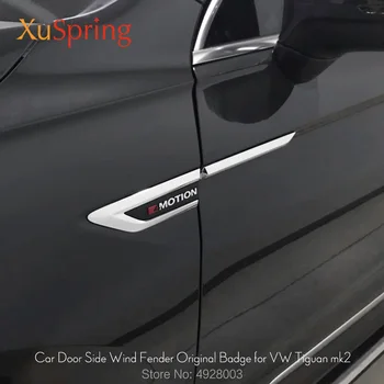 XuSpring Rllne Pentru VW Tiguan 2016 2017 2018 2019 2020 mk2 Auto Original Partea Aripa Aripa Usa Emblema, Insigna Autocolant Trim Styling