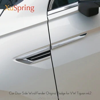 XuSpring Rllne Pentru VW Tiguan 2016 2017 2018 2019 2020 mk2 Auto Original Partea Aripa Aripa Usa Emblema, Insigna Autocolant Trim Styling