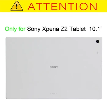 Litchi Piele PU Caz Stand pentru Sony Xperia Z2 Tablet 10.1 inch Flip Piele PU Stand de Protecție Funda Caz+film+pen