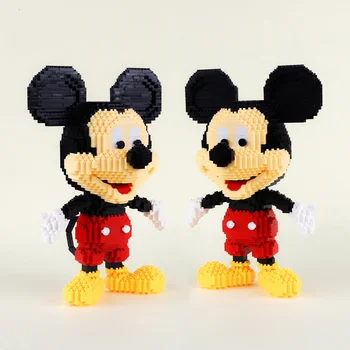1831pcs+ Disney Mickey Mouse Blocuri de Diamant Micro Model 3D de Desene animate Clasice Mini Cărămizi de Construcție Cifre Pentru Cărămizi Jucarii
