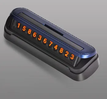 CHIZIYO de Lux Fals Textura de Piele Masina Temporară Telefon Placă de Card de Parcare Numărul de Telefon Ascunse