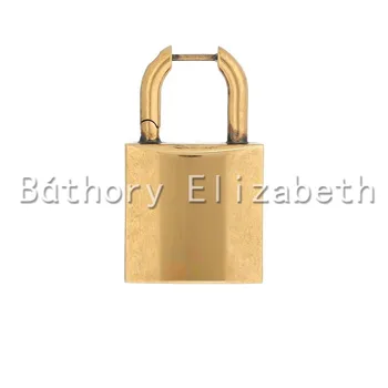Elizabeth Báthory Retro Brand De Lux Bijuterii Stil Vintage Scrisoare Inițială De Culoare De Aur De Blocare Cercei Pentru Femei