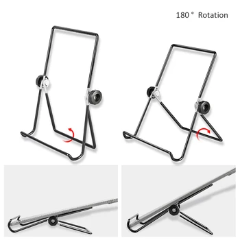 Memumi Tablet Stand Suport Reglabil Pliabil La 180° Rotație Universal Suport Metalic pentru iPad Pro 11 pentru Samsung Tab Până la 15.6