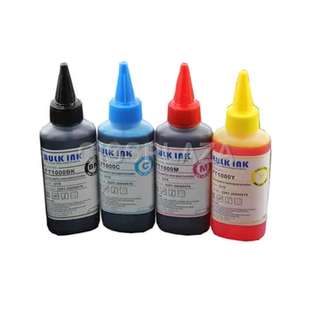 CISSPLAZA 4x 100 ml utilizare universală cerneala dye pentru Cartus Cerneala, compatibil pentru Epson XP-XP 2100-2105 XP-XP 3100-3105 XP-4100 XP-4105