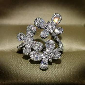 2021 nou la modă Fluture argint 925 moda inel de fată iubitorii de dragoste partid de bijuterii cadou vrac vinde moonso R5824