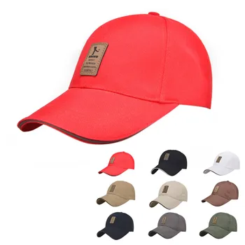 Protecție solară Men ' s Bumbac Pălării în aer liber Reglabil Șapcă de Baseball Palarie de Soare de Culoare Pură de Călătorie în aer liber