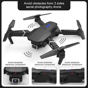 Pliabil Mini Drona 4K HD Camera Altitudinii Modul de 360° Rola RC Quadcopter Automate de Evitare a obstacolelor UAV Jucarie Cadou pentru Copii