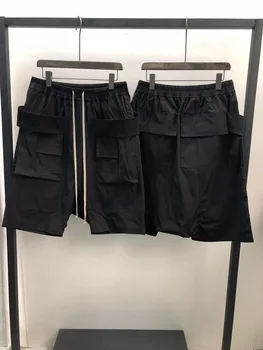 Owen Bolnav Barbati Casual Scurt Harem Stil Gotic Îmbrăcăminte pentru Bărbați pantaloni de Trening de Vara High Street Femei Vrac Alb Negru Scurt, Marimea XL