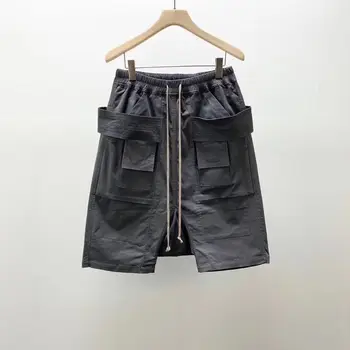 Owen Bolnav Barbati Casual Scurt Harem Stil Gotic Îmbrăcăminte pentru Bărbați pantaloni de Trening de Vara High Street Femei Vrac Alb Negru Scurt, Marimea XL