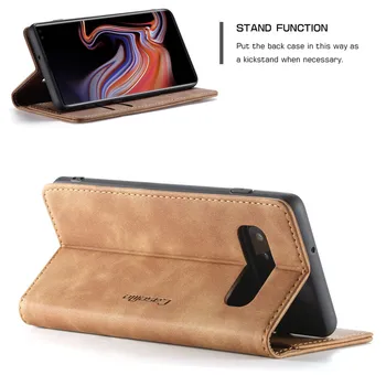 Piele Magnetic Flip case pentru Samsung Nota 10 S20 ultra S10 S9 S8 Plus S10E S7 Edge A50 A70 A30 A40 A80 A20 M20 Portofel Acoperi