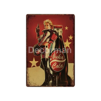 [ DecorMan ] Fallout Nuka Metal Postere Personalizate cu ridicata tin semne Picturi Murale Bar PUB Decor LT-1763