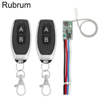 Rubrum 433 MHz Wireless de Control de la Distanță Comutator de 5V LED-uri Modulul de Receptor + Transmițător Telecomandă RF Comutator pentru Lumina Controller