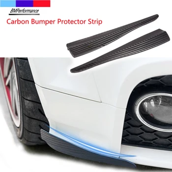 Carbon Auto Spoiler Anti-coliziune Bara de Striptease Autocolant Pentru Bmw X5 E70 X6 E71 E72 G20 G30 G31 G38 G15 G32 G11 G12 G01 G02 G05 G06