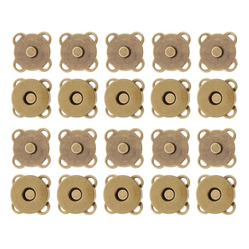 10 Bucati/Set Magnetic Punga Cleme de Presiune de Închidere Coase Pe Butoane pentru Ambarcațiunile de Posete Genti din Piele Haine Ghearele Rucsaci