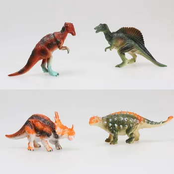 Gratuit Nava 12buc/lot 15-18cm Dinozaur de Plastic Jurassic Juca Model de Acțiune și Cifre DINOZAUR T-REX Jucarii pentru Copii