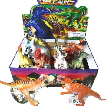 Gratuit Nava 12buc/lot 15-18cm Dinozaur de Plastic Jurassic Juca Model de Acțiune și Cifre DINOZAUR T-REX Jucarii pentru Copii