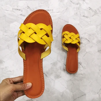 Femei Sandale Pantofi De Vara Retro Bretele Subtiri Deschis Deget De La Picior Plus Dimensiune Sandale Plate Pentru Femei Doamnelor Respirabil Gol Pe Plajă Feminin Diapozitive