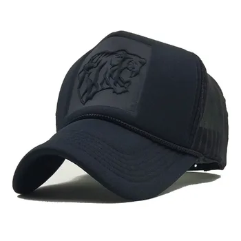 En-Gros De Hip-Hop Black Leopard De Imprimare Curbat Sepci De Baseball Vara Plasă Snapback Pălării Pentru Femei Barbati Casquette Șapcă De Camionagiu