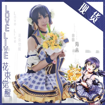 Anime! Iubesc viata! Minami Kotori Tojo Nozomi Buchet De Trezire Card De Toți Membrii Uniformă Lolita Rochie De Cosplay Costum Transport Gratuit