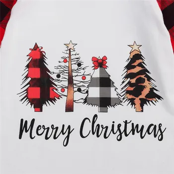 Toamna, Iarna, Xmas Seturi de Haine Copii Fete Maneca Lunga T-shirt, Pantaloni Haine Copii Fete de Crăciun Boutique Haine de Bumbac