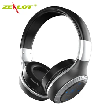 Zealot B20 Bluetooth Casti cu Microfon Pliabil cu Cască fără Fir pentru Telefoane,Computer Support AUX