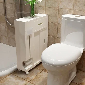 2019 Fierbinte Toaletă Rafturi Raft Baie Rack Cabinet Baie De Toaletă Partea Cabinet De Stocare Impermeabil Rafturi Cu Remize Cutie