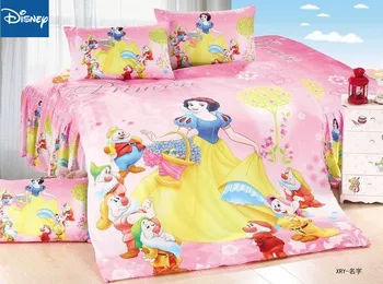 Disney singură dimensiune set de lenjerie de pat pentru dormitor fete de decor pilotă 135x200cm pat twin foaie de plat 2-4 buc printesa textile de casa