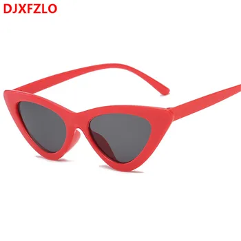 DJXFZLO 2020 nou ochelari de soare femei retro colorate transparente mici, colorate moda ochelari de Soare Ochi de Pisica UV400 oculos de sol
