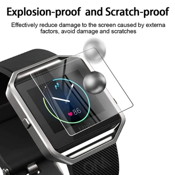 10 Buc 9H Premium din Sticla Temperata Pentru Fitbit Blaze Smartwatch Ecran Protector de Film de Accesorii pentru Fitbit Blaze Ceas