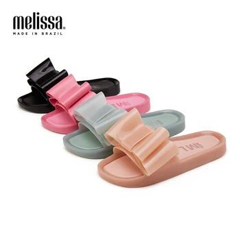 Melissa Originale flip-flops, sandale fete Femei Papion Vara Sandale Papuci de casă Interioară în aer liber, Flip-flops Pantofi de Plaja