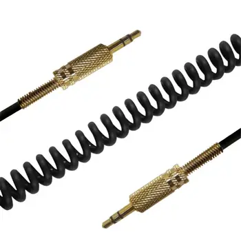 3.5 mm audio Cablu AUX Primăvară Spiralat Auxiliare Stereo Cablu Cablu de Încărcare Pentru MARSHALL Woburn Wireless Bluetooth Speaker